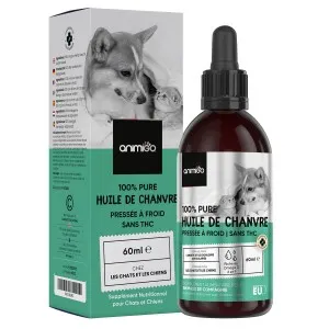 Huile de Chanvre BIO - Pour chien ou chien en état de crise