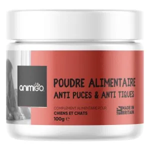 Poudre alimentaire anti-puces