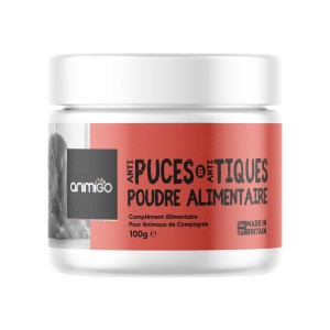 Poudre anti-puce pour chien et chat