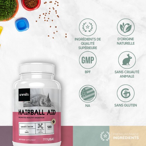 Hairball Aid Comprimes Anti Boules De Poils Pour Chats Animigo Hairball Aid Comprimes Anti Boules De Poils Pour Chats Animigo