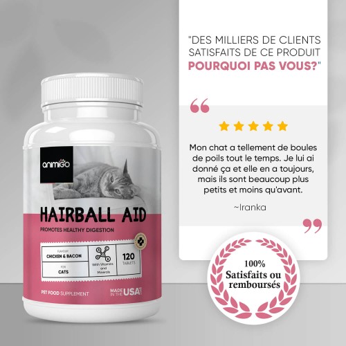 Hairball Aid Comprimes Anti Boules De Poils Pour Chats Animigo Hairball Aid Comprimes Anti Boules De Poils Pour Chats Animigo