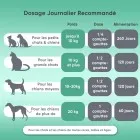 Dosage recommandé huile de chanvre chien chat