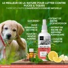 Spray anti puces pour chiens et chat avec ingrédients 100% naturels