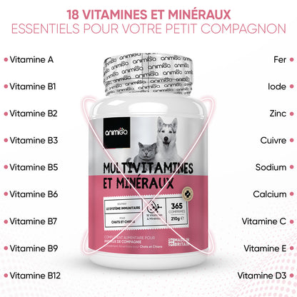 Multivitamines et Minéraux pour chiens