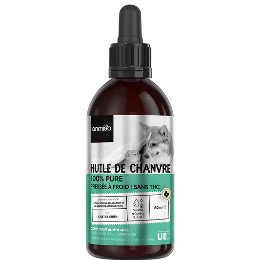 Huile de Chanvre pour Chiens