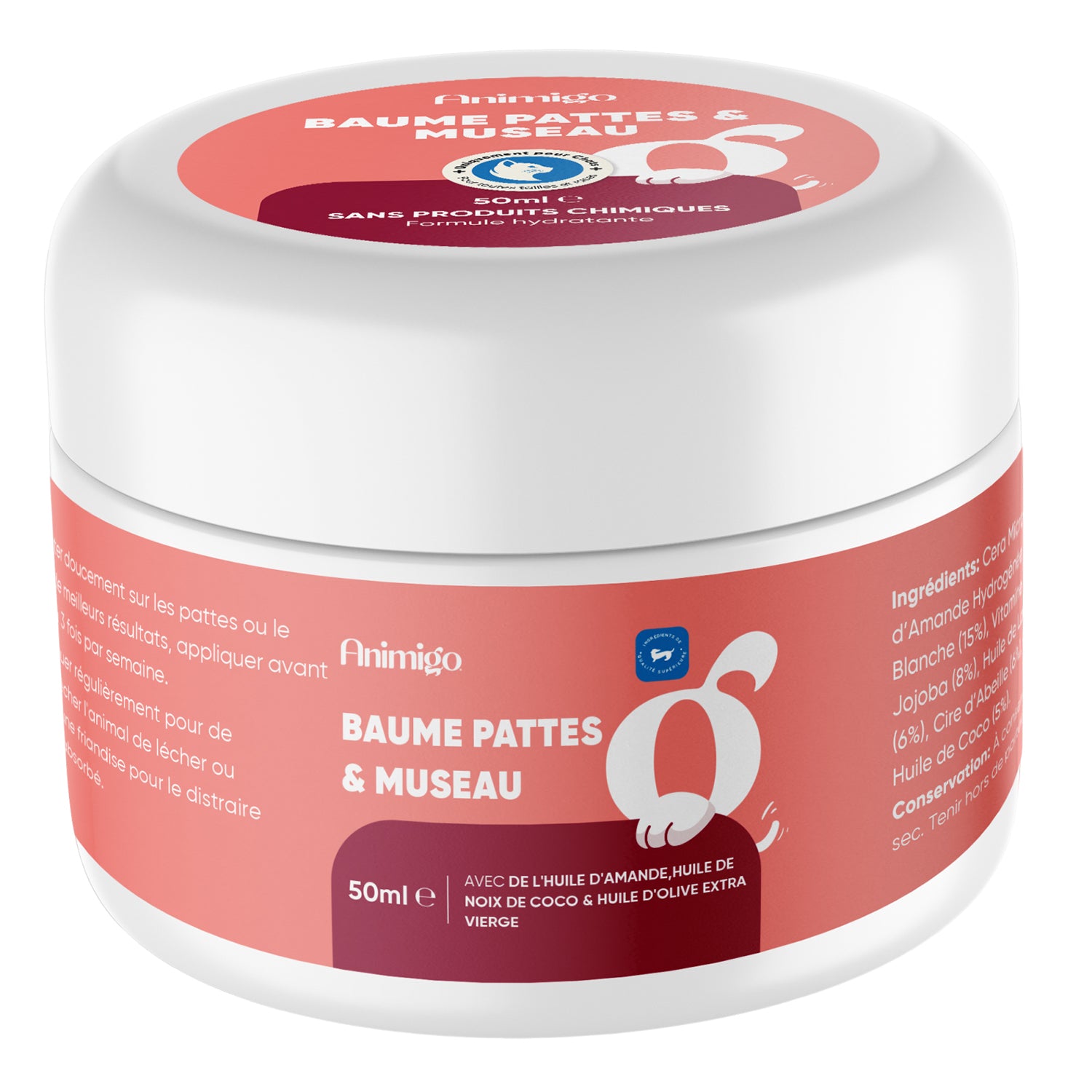 Baume pour coussinets et museau de chat 50 ml