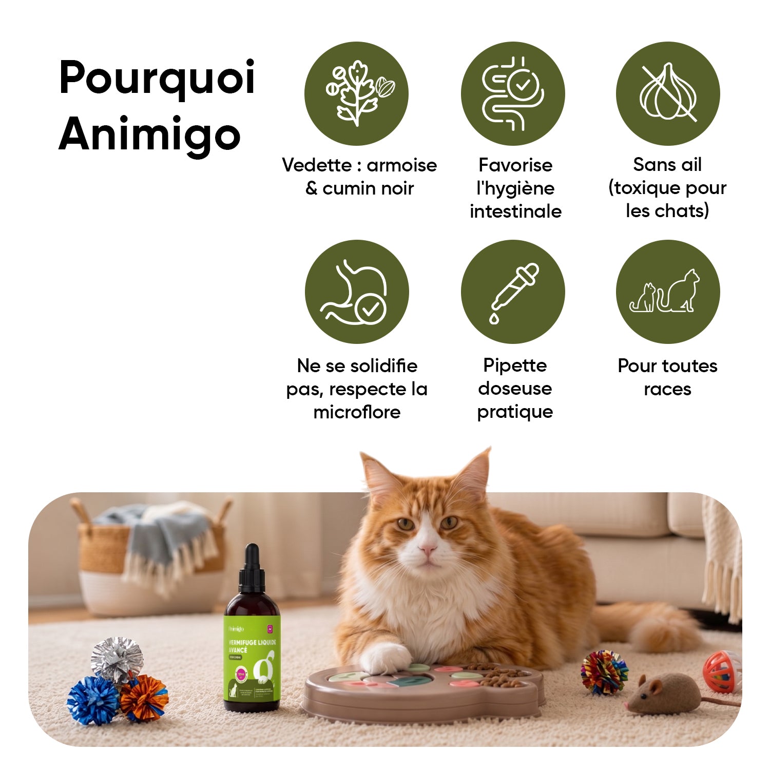 Poudre anti-puces et anti-tiques pour chats