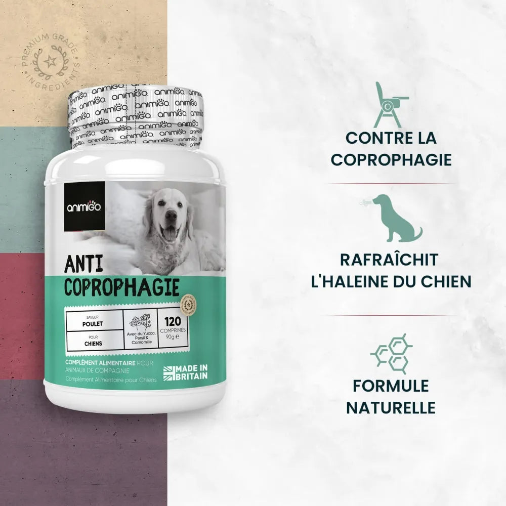 Complément alimentaire pour chien qui mange ses crottes